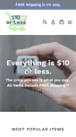 Mobile Screenshot of 10dollarsorless.com